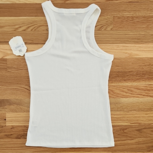 Altar'd State Cream Ribbed Tee - Picture 4 of 6